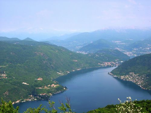 Lago Lugano da Monte Orsa